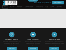 Tablet Screenshot of fusenetworks.com